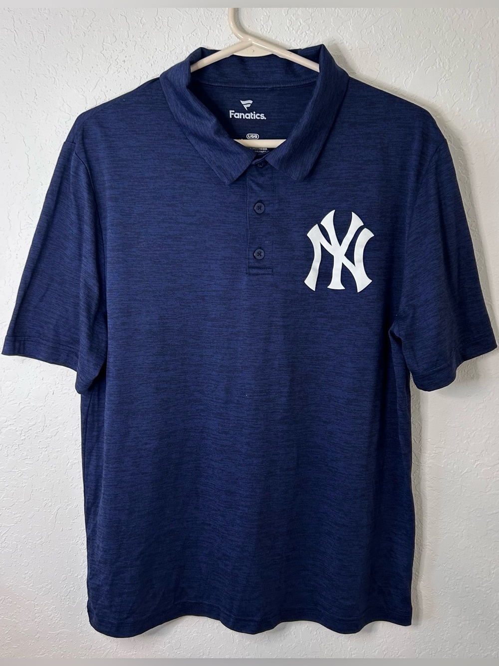 Fanatics New York Yankees Blue Polo Shirt Men’s Size Large